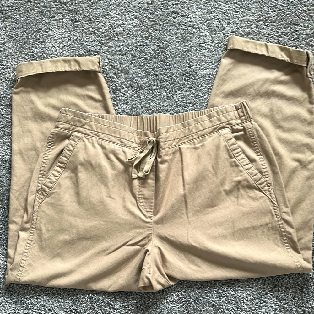 Talbots Tan Straight Leg Pants